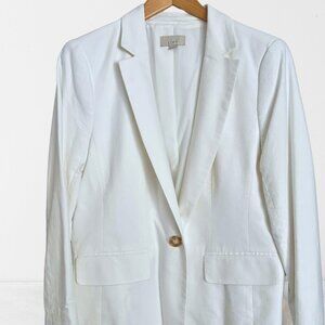 White LOFT Blazer Size 6